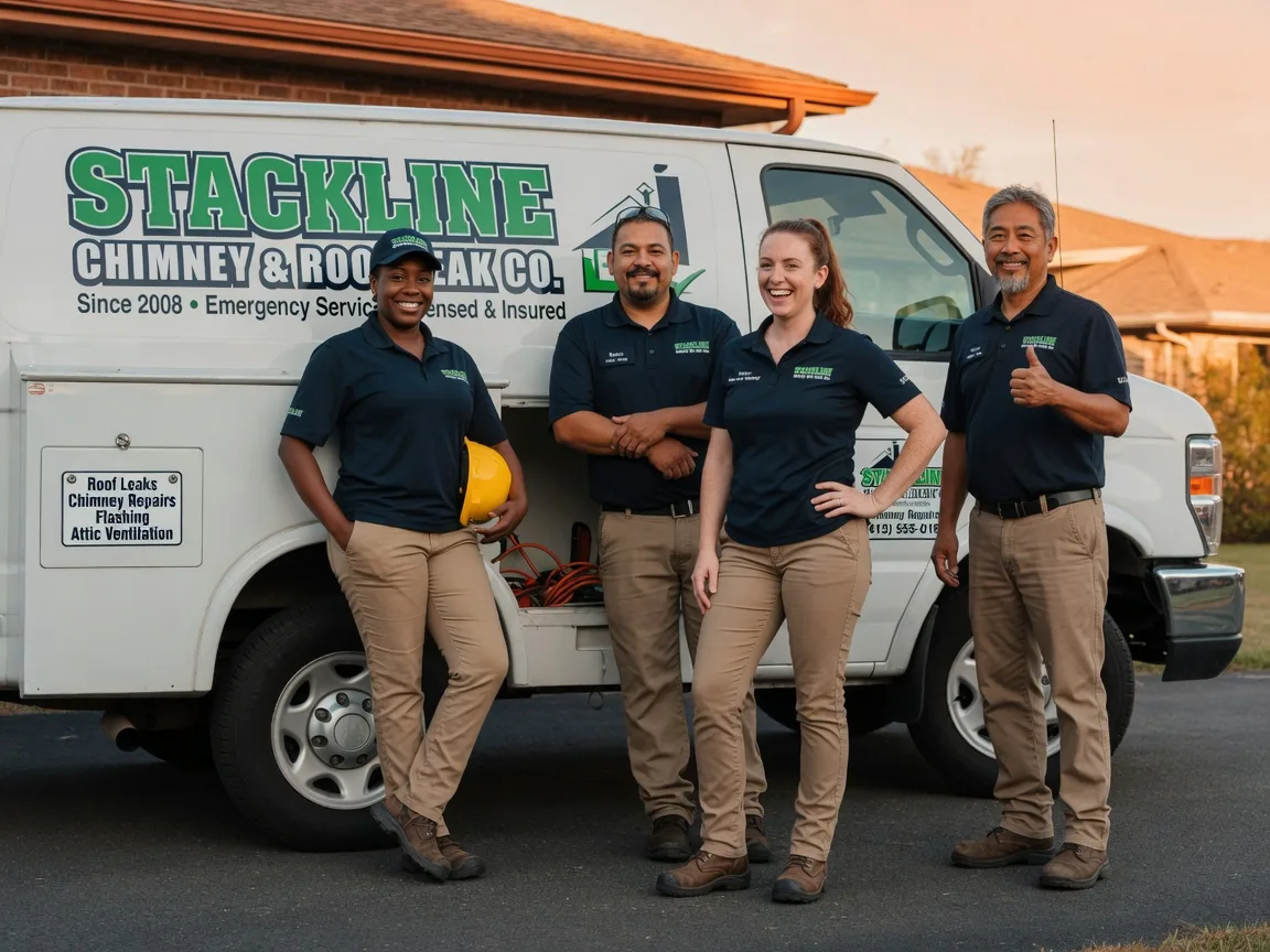 Chimney flashing repair company in Guy, TX